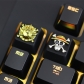 1pc Artisan Zinc-plated Alu-alloy Keycaps for Mechanical Keyboard R4 Overwatch DVA / Iron Man / One Piece / Captain America